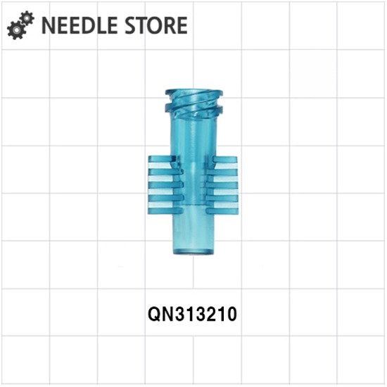 [QN313210]투석 커넥터,파란색 0.268인치 OD(6.8mm)튜브에 적합